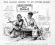 USA / China: 'The Silver Lining to an Opium Cloud', satirical cartoon, Puck, c. 1900